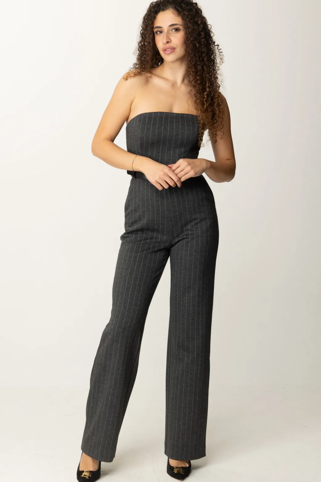 Marciano By Guess Tuta Heyden Gessata Scollo a FasciaHEATHER GREY