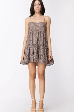 Me Fui Abito Corto con Stampa AnimalierANIMALIER