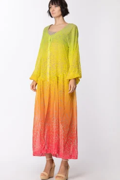 Me Fui Abito Lungo con Stampa MulticolorFANTASIA