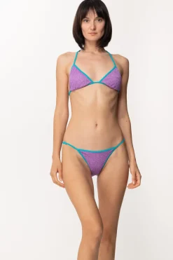 Me Fui Bikini Triangolo In LurexVIOLET