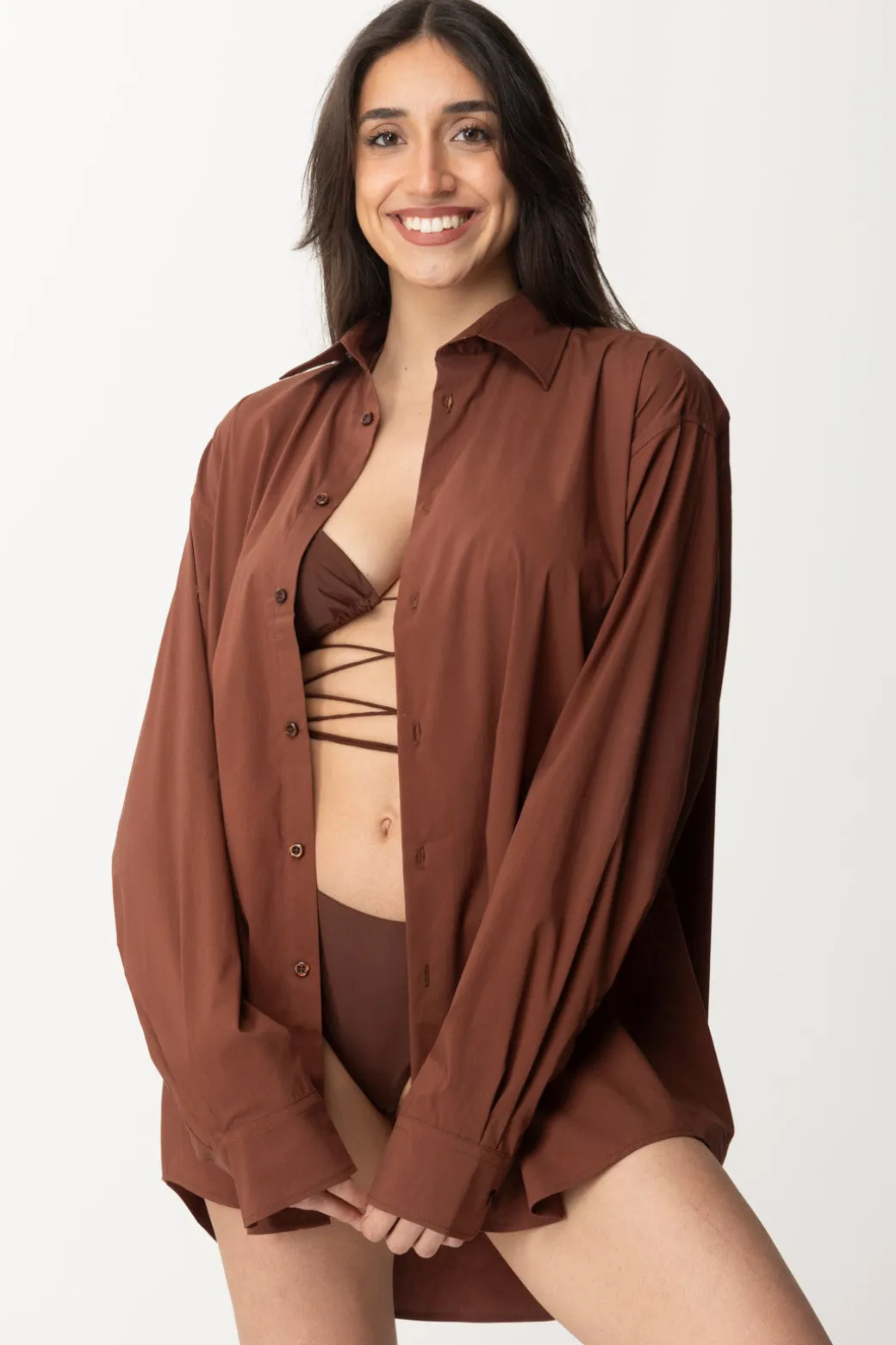 Me Fui Camicia LungaBROWN