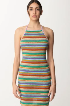 Me Fui Mini Abito Crochet Schiena ScopertaLILAC