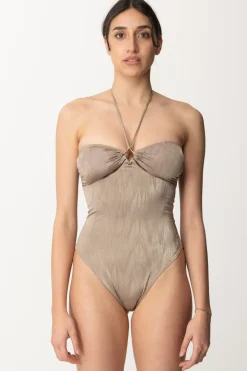 Me Fui Monokini con Accessorio Al SenoBROWN