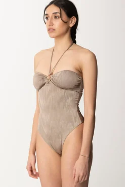 Me Fui Monokini con Accessorio Al SenoBROWN