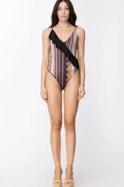 Me Fui Monokini con Stampa e VolantFANTASIA