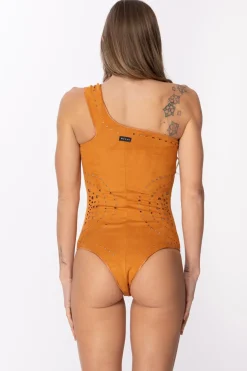 Me Fui Monokini Monospalla con Disegni TraforatiCOPPER