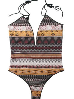 Me Fui Monokini Scollo a V Stampa MessiacanaFANTASIA