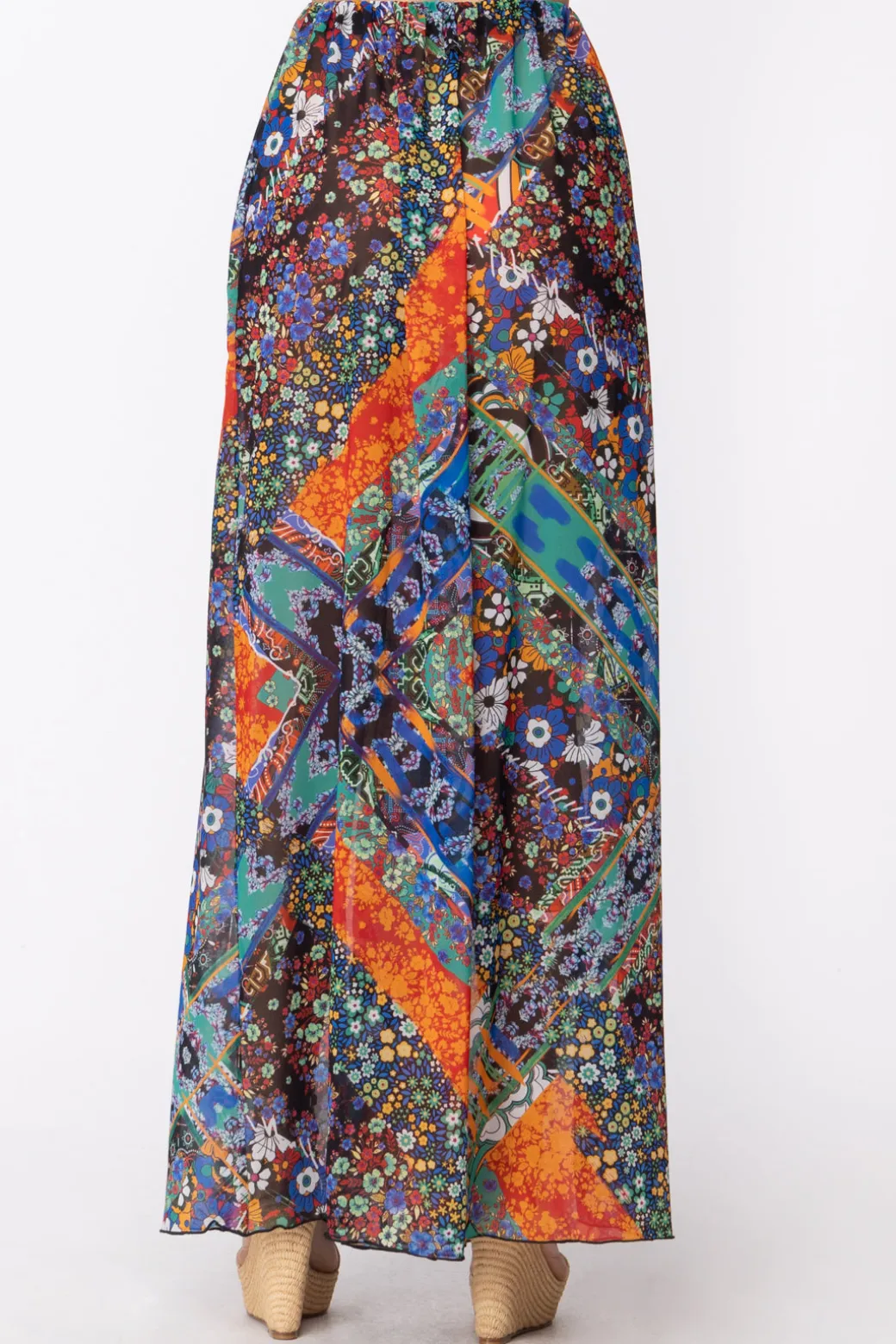 Me Fui Pantaloni Palazzo In ChiffonFANTASIA