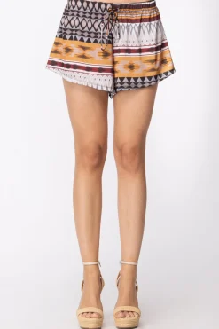 Me Fui Shorts In Satin con StampaFANTASIA