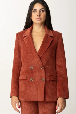 Meme Road Blazer In Velluto a CosteCOGNAC