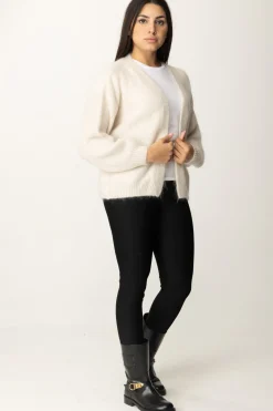 Meme Road Cardigan Aperto con Frange Sul RetroPANNA