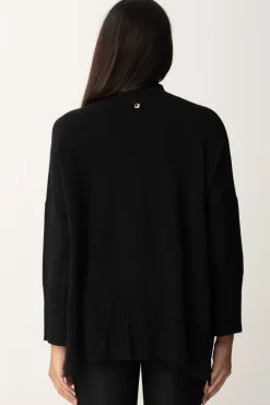 Meme Road Maglia Svasata con Spacchi LateraliNERO