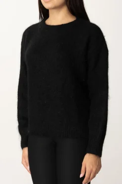 Meme Road Maglioncino con Bottoncini Sul RetroNERO