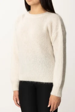 Meme Road Maglioncino con Bottoncini Sul RetroPANNA