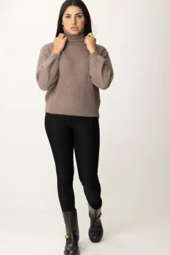 Meme Road Maglione Basico DolcevitaFANGO