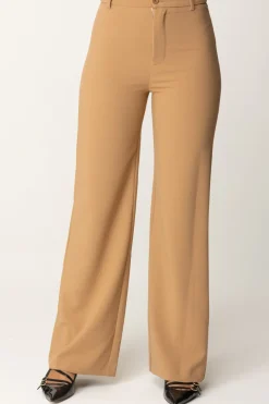 Meme Road Pantaloni AmpiCAMMELLO