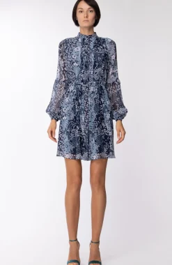 Michael Kors Abito Floreale con Maniche LungheFANTASIA