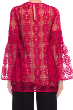 Michael Kors Blusa In Pizzo RicamatoLAMPOME