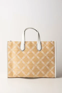 Michael Kors Borsa Tote Gigi GrandeNAT/OPTICWHT