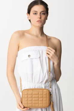Michael Kors Camera Bag with TasselPALE PEANUT