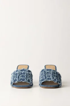 Michael Kors Mules Tessa In JeansDENIM