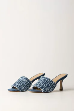 Michael Kors Mules Tessa In JeansDENIM