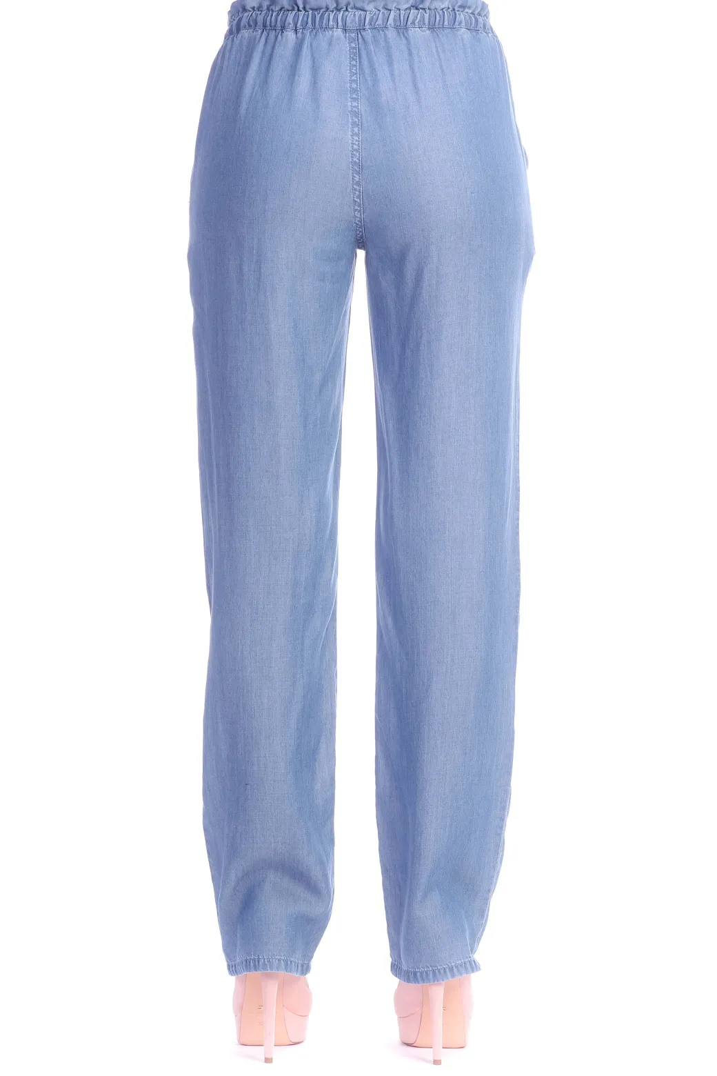 Michael Kors Pantalone Ampio Effetto DenimBLU DENIM