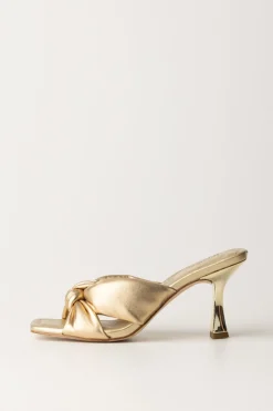 Michael Kors Sandali Elena Metallizzati con NodoPALE GOLD