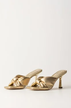 Michael Kors Sandali Elena Metallizzati con NodoPALE GOLD