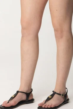 Michael Kors Sandali Infradito Mallory con LogoBLACK