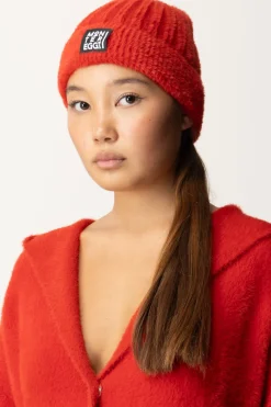 Montereggi Berretto In Maglia con LogoROSSO