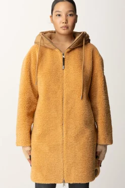 Montereggi Cappotto con Zip e CappuccioBISCOTTO