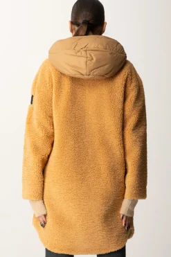 Montereggi Cappotto con Zip e CappuccioBISCOTTO