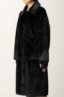 Montereggi Cappotto In MagliaNERO