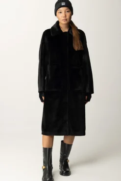 Montereggi Cappotto In MagliaNERO