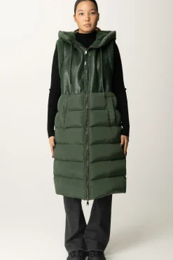Montereggi Gilet Lungo ImbottitoCIPRESSO