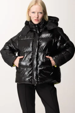 Montereggi Piumino Regular con Cappuccio RimovibileNERO