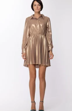 Motel Abito Plissé con CinturaORO