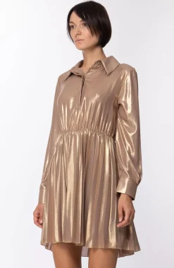 Motel Abito Plissé con CinturaORO