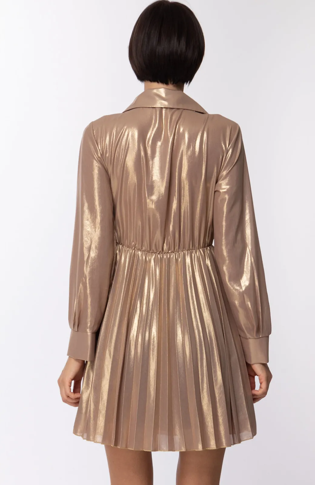 Motel Abito Plissé con CinturaORO