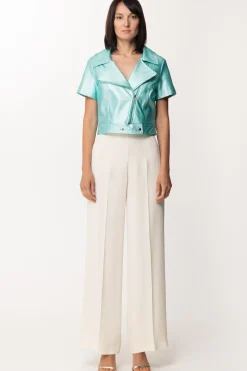 Motel Chiodo In Ecopelle Maniche CorteACQUA