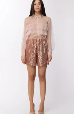 Motel Shorts con PaillettesROSA