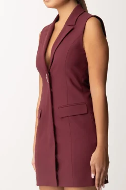 Patrizia Pepe Abito Blazer SmanicatoPLUM ELIXIR