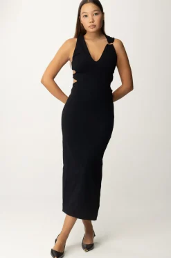 Patrizia Pepe Abito con Aperture LateraliNERO