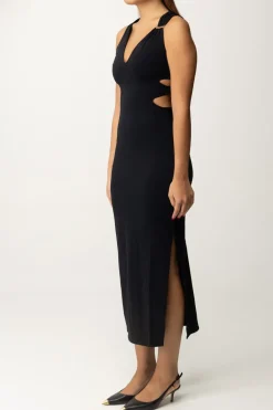 Patrizia Pepe Abito con Aperture LateraliNERO