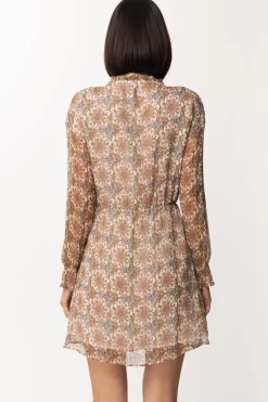 Patrizia Pepe Abito con Rouches e Stampa FlorealeWHITE PRINT