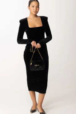 Patrizia Pepe Abito In VellutoNERO