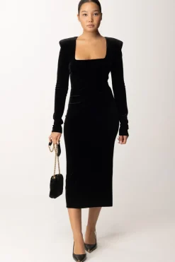 Patrizia Pepe Abito In VellutoNERO