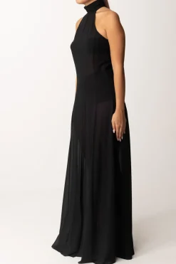 Patrizia Pepe Abito Lungo Collo AltoNERO