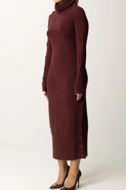 Patrizia Pepe Abito Lungo DolcevitaPLUM ELIXIR MELANGE